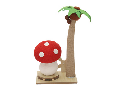Mushroom cat tree-Cat scratching board