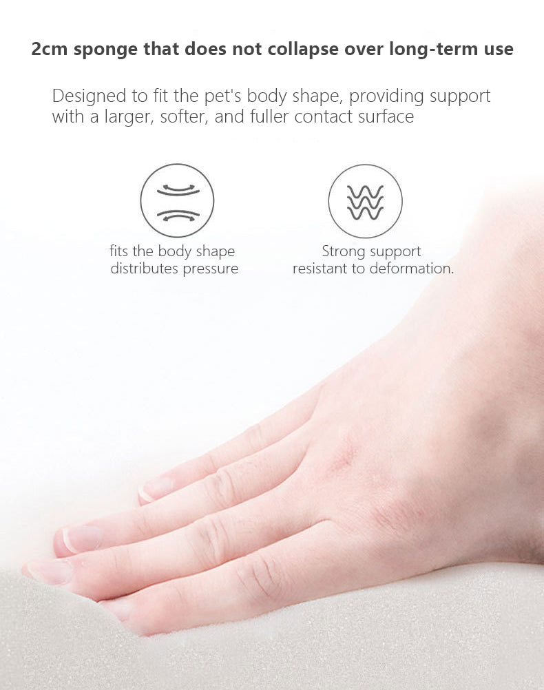 Warm and soft cat bed, indoor cat bed for winter