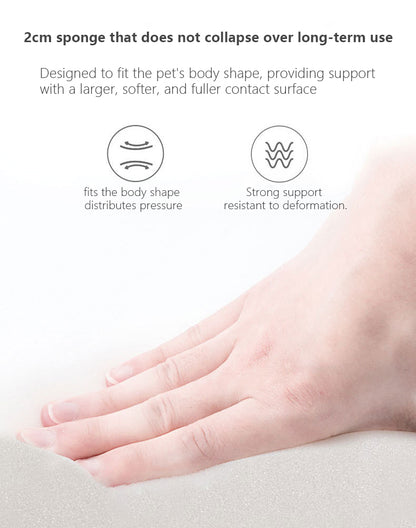 Warm and soft cat bed, indoor cat bed for winter