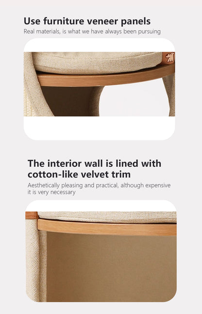 creative indoor cat house