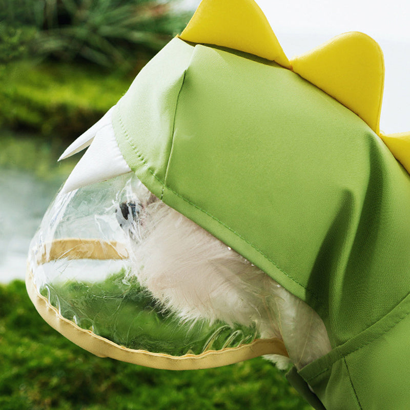 Puppy reflective raincoat