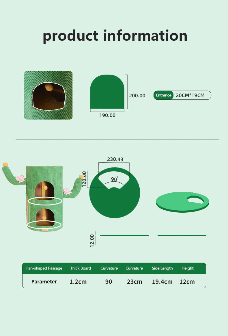 Cactus cat house