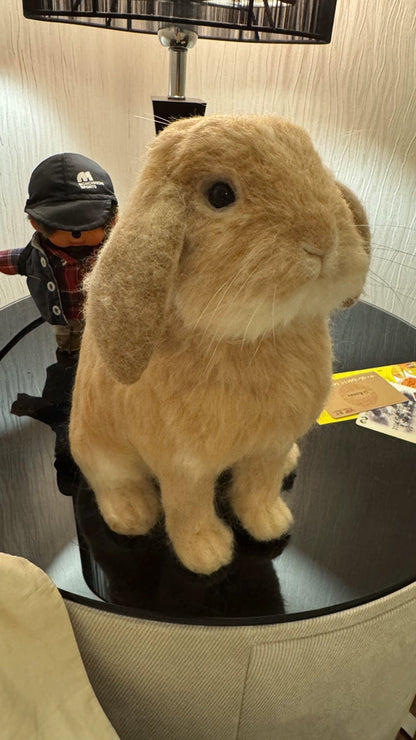 Artisan-Made Lifelike Wool Fiber Pet Tribute Sculpture