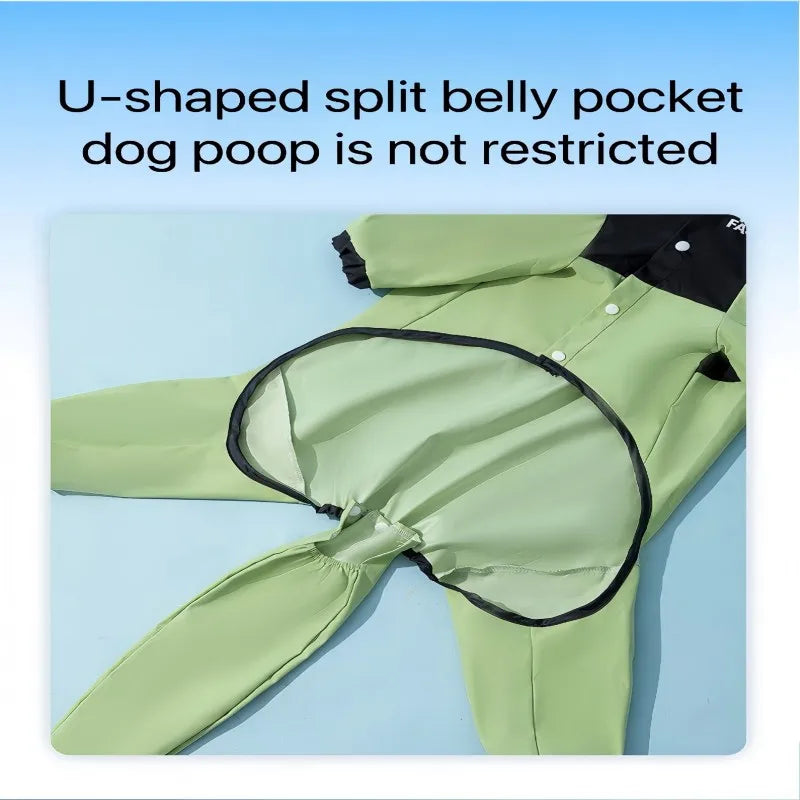 Pet dog raincoat-fashion raincoat